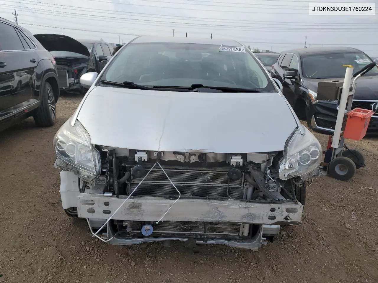 2014 Toyota Prius VIN: JTDKN3DU3E1760224 Lot: 78507504