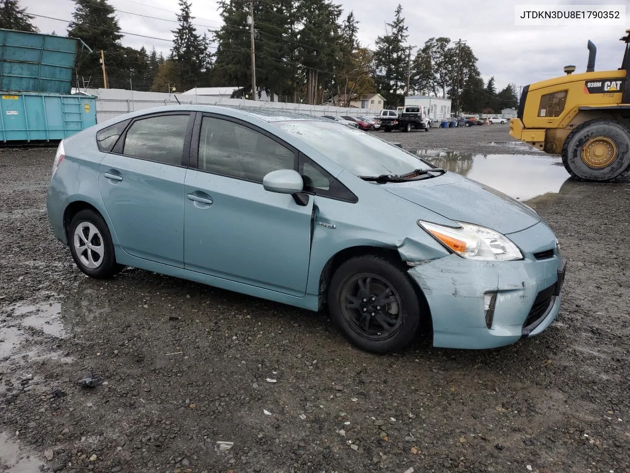 2014 Toyota Prius VIN: JTDKN3DU8E1790352 Lot: 78517404