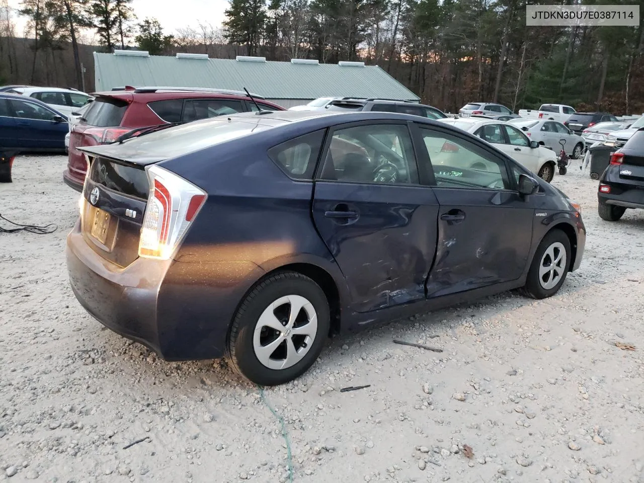 2014 Toyota Prius VIN: JTDKN3DU7E0387114 Lot: 78527834