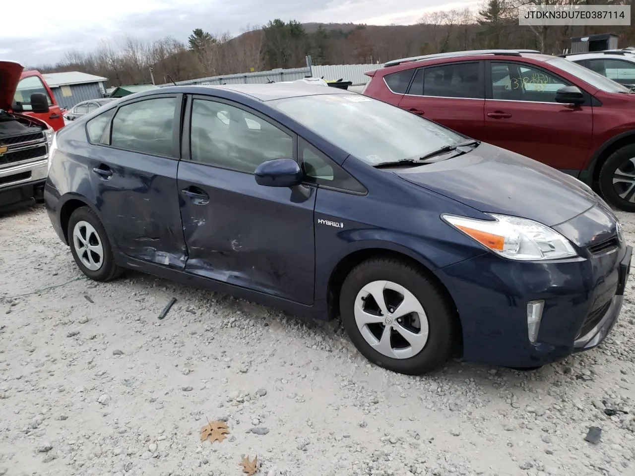 2014 Toyota Prius VIN: JTDKN3DU7E0387114 Lot: 78527834