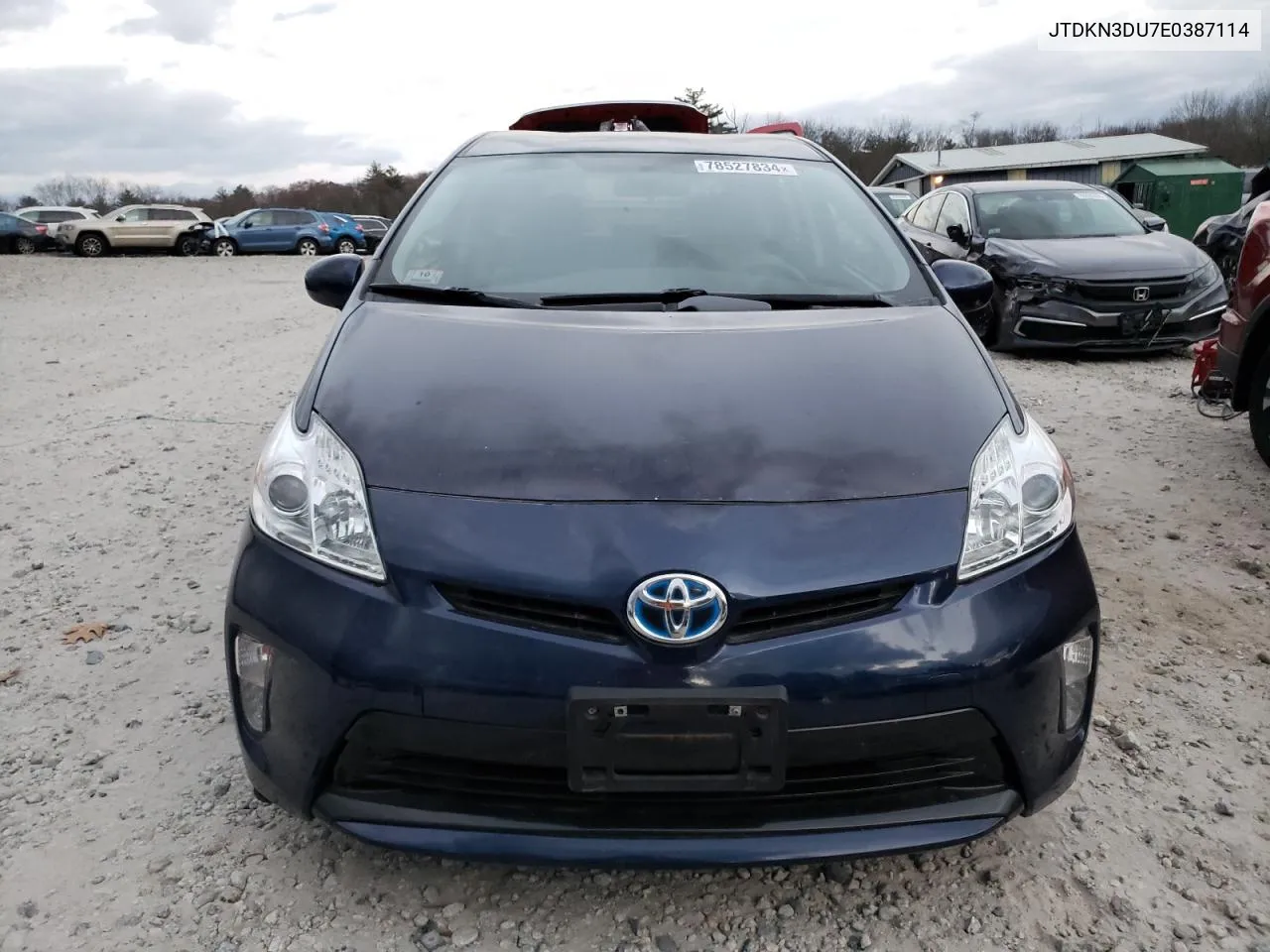 2014 Toyota Prius VIN: JTDKN3DU7E0387114 Lot: 78527834