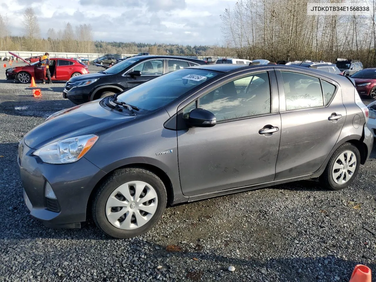 2014 Toyota Prius C VIN: JTDKDTB34E1568338 Lot: 78884164