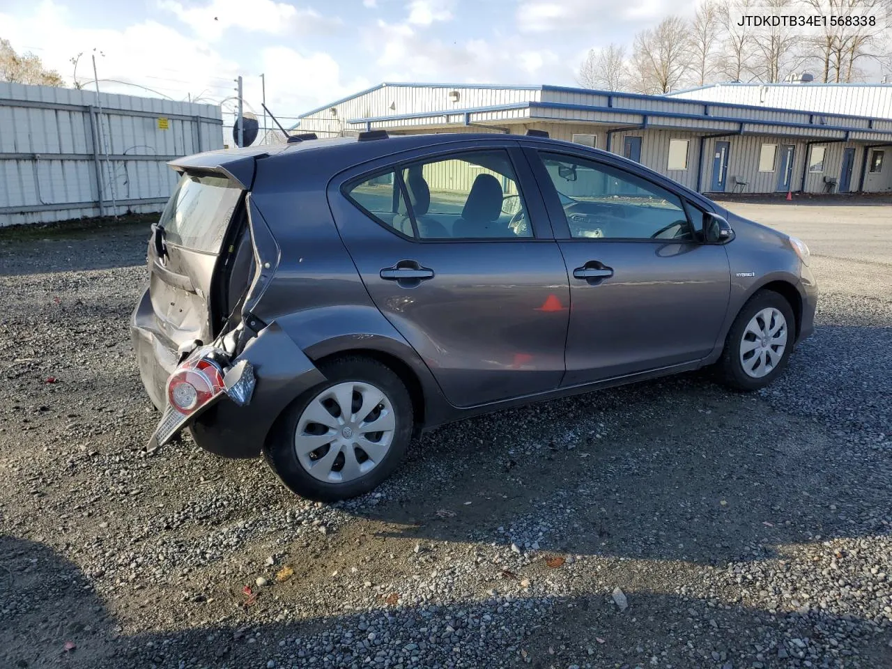 2014 Toyota Prius C VIN: JTDKDTB34E1568338 Lot: 78884164