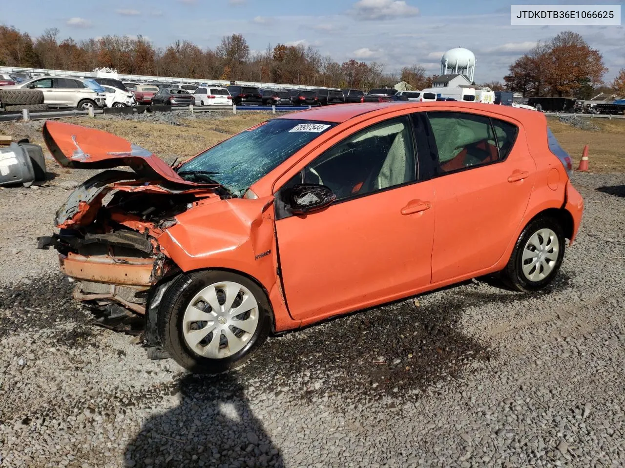 2014 Toyota Prius C VIN: JTDKDTB36E1066625 Lot: 78937544