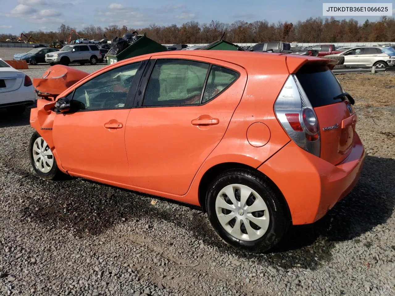 2014 Toyota Prius C VIN: JTDKDTB36E1066625 Lot: 78937544