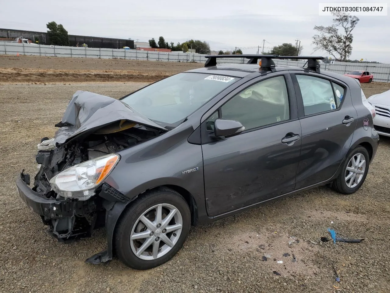 2014 Toyota Prius C VIN: JTDKDTB30E1084747 Lot: 79090834