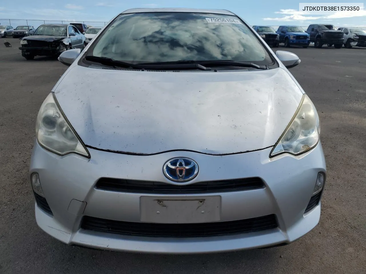 2014 Toyota Prius C VIN: JTDKDTB38E1573350 Lot: 79256104