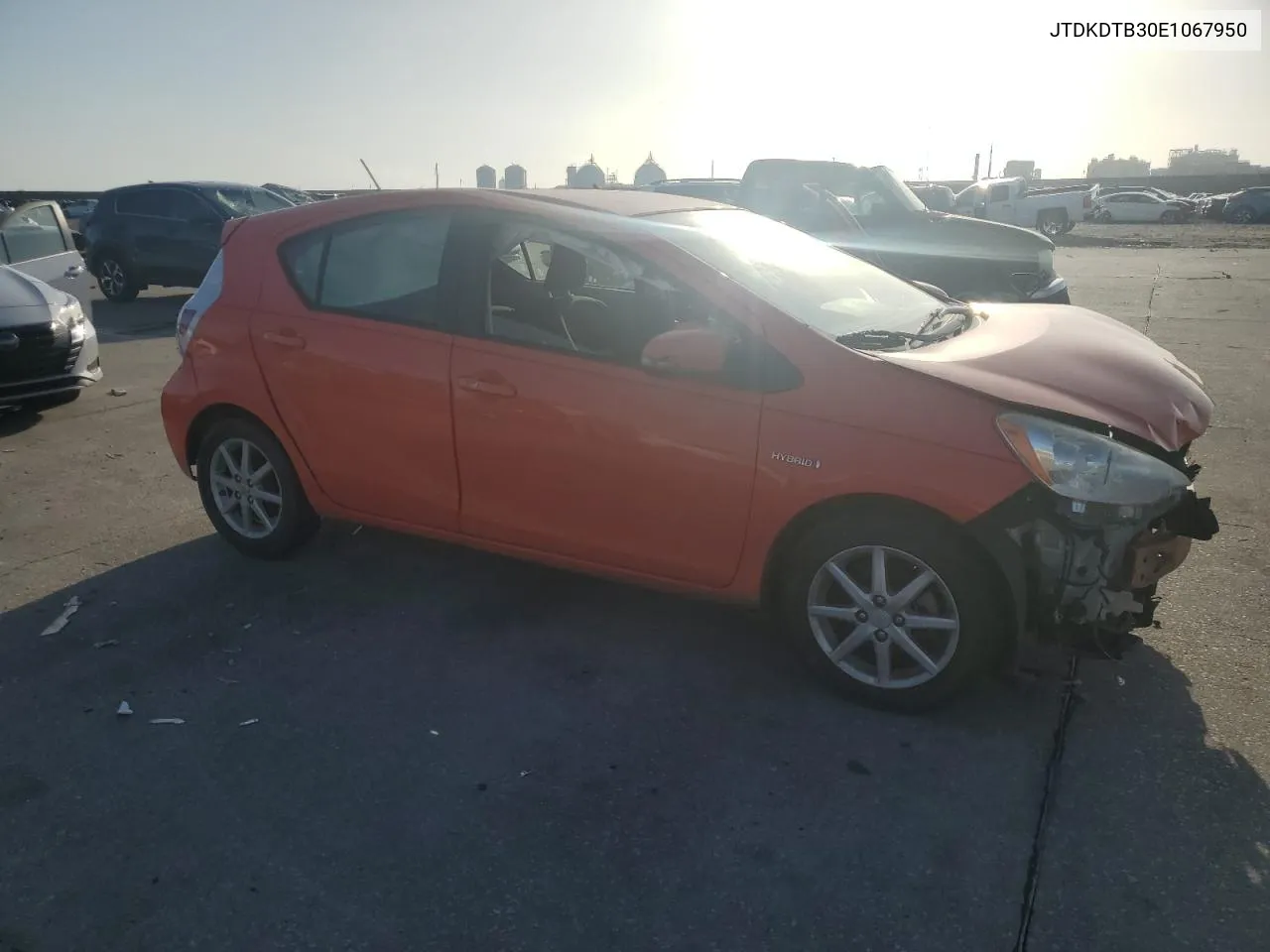 2014 Toyota Prius C VIN: JTDKDTB30E1067950 Lot: 79271184