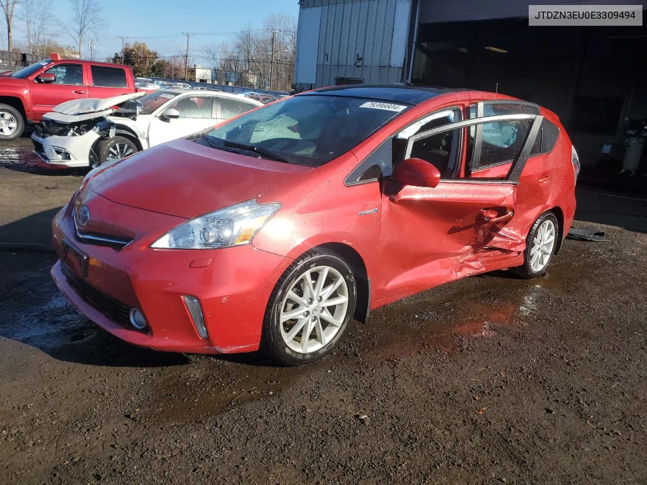 2014 Toyota Prius V VIN: JTDZN3EU0E3309494 Lot: 79396604