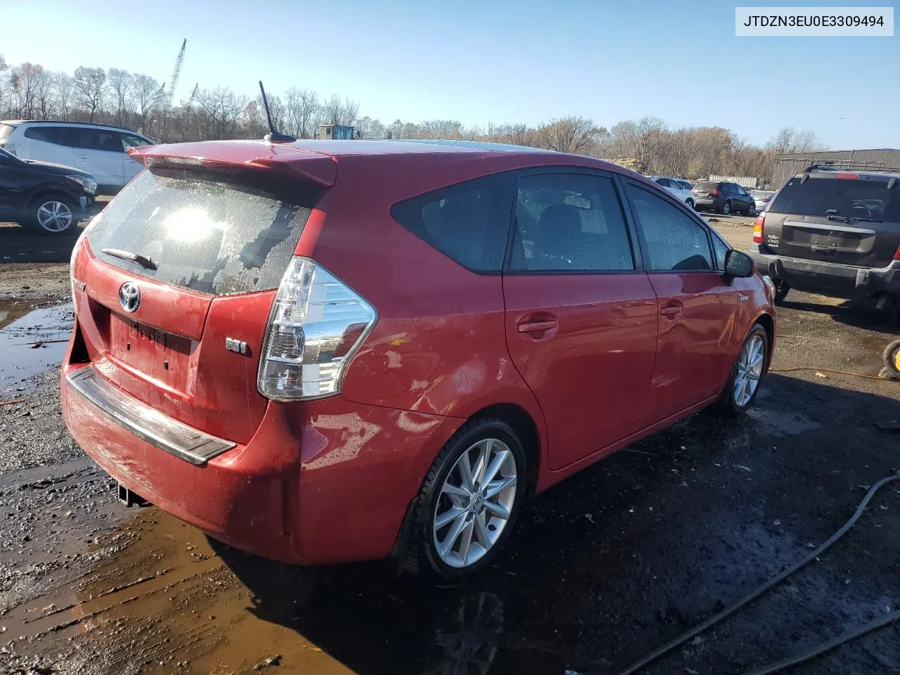 2014 Toyota Prius V VIN: JTDZN3EU0E3309494 Lot: 79396604