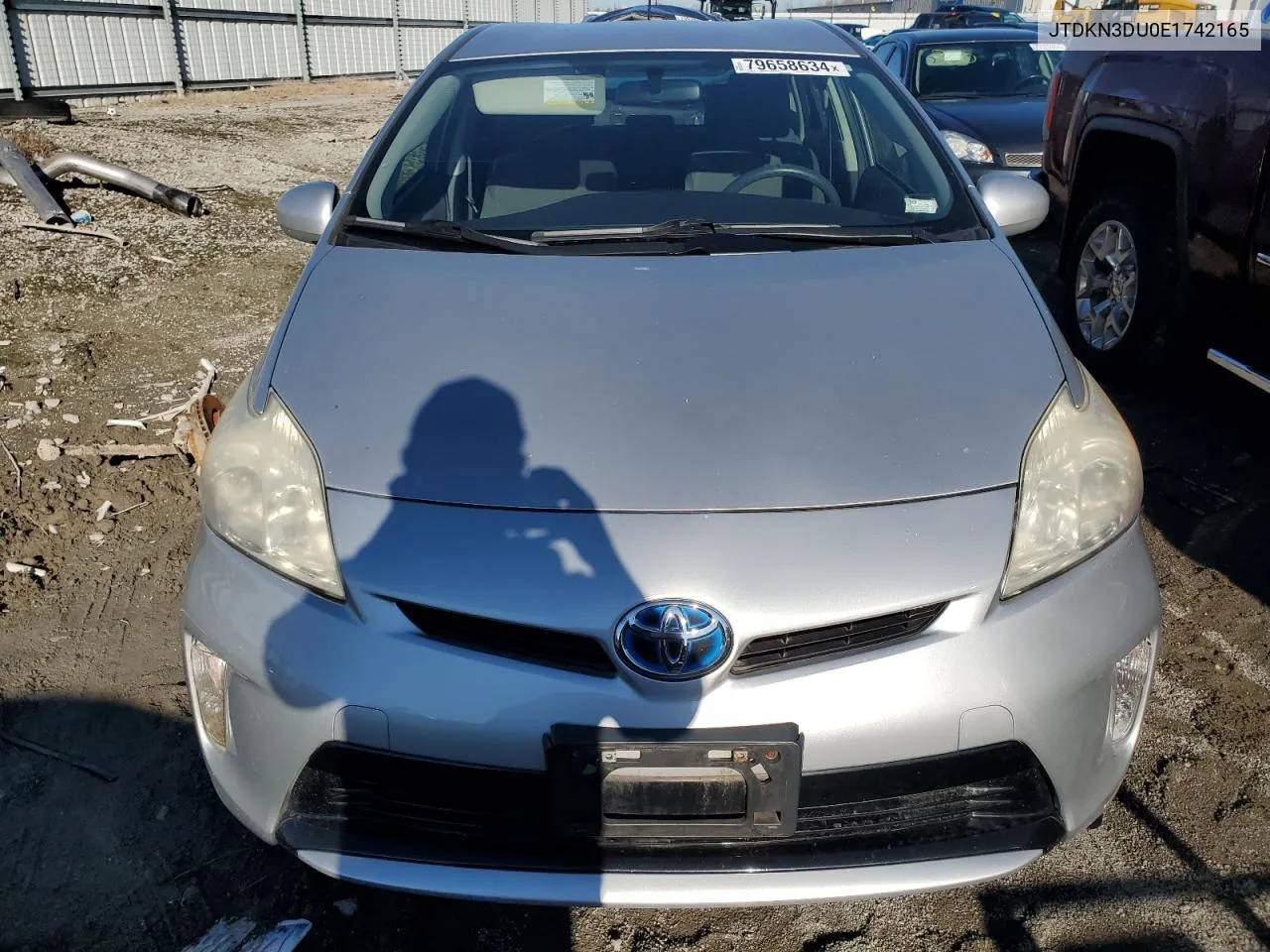 JTDKN3DU0E1742165 2014 Toyota Prius