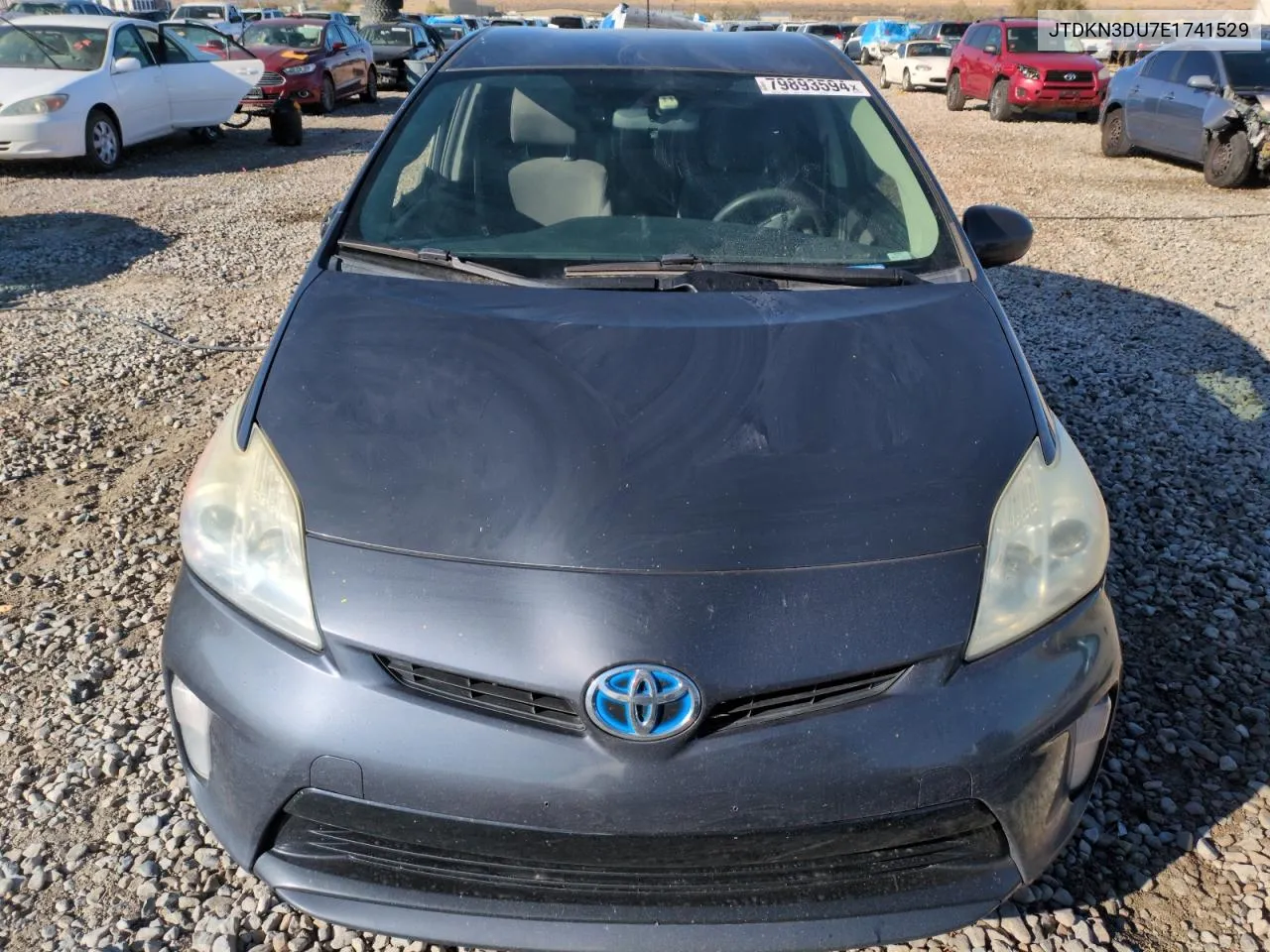 2014 Toyota Prius VIN: JTDKN3DU7E1741529 Lot: 79893594