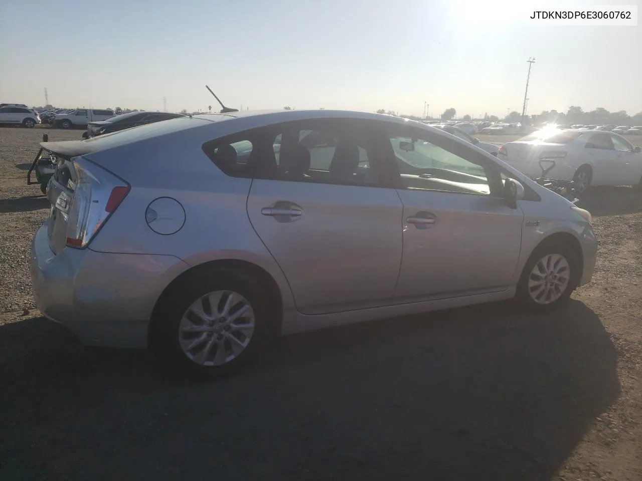 2014 Toyota Prius Plug-In VIN: JTDKN3DP6E3060762 Lot: 80105854