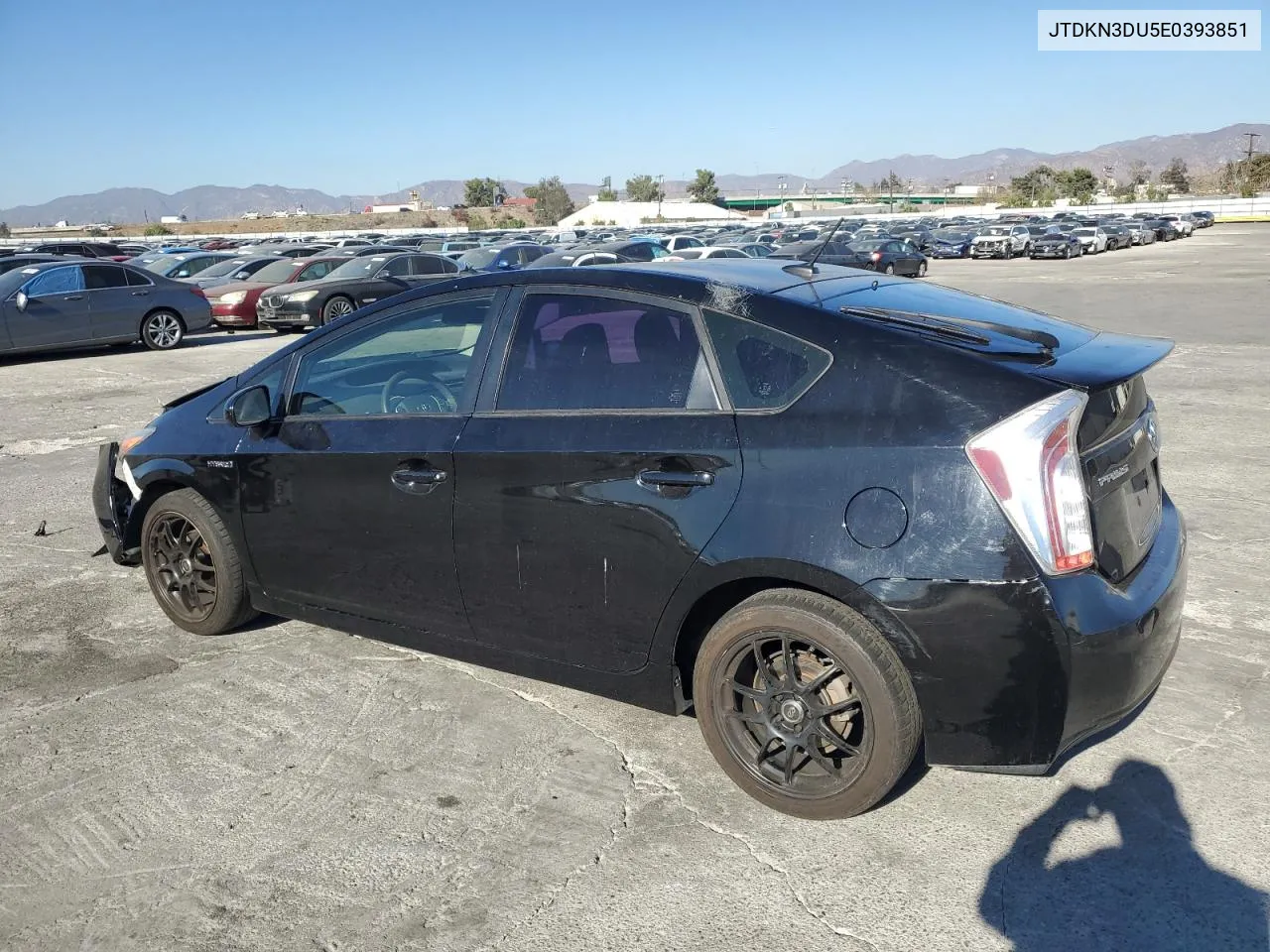 2014 Toyota Prius VIN: JTDKN3DU5E0393851 Lot: 80281674