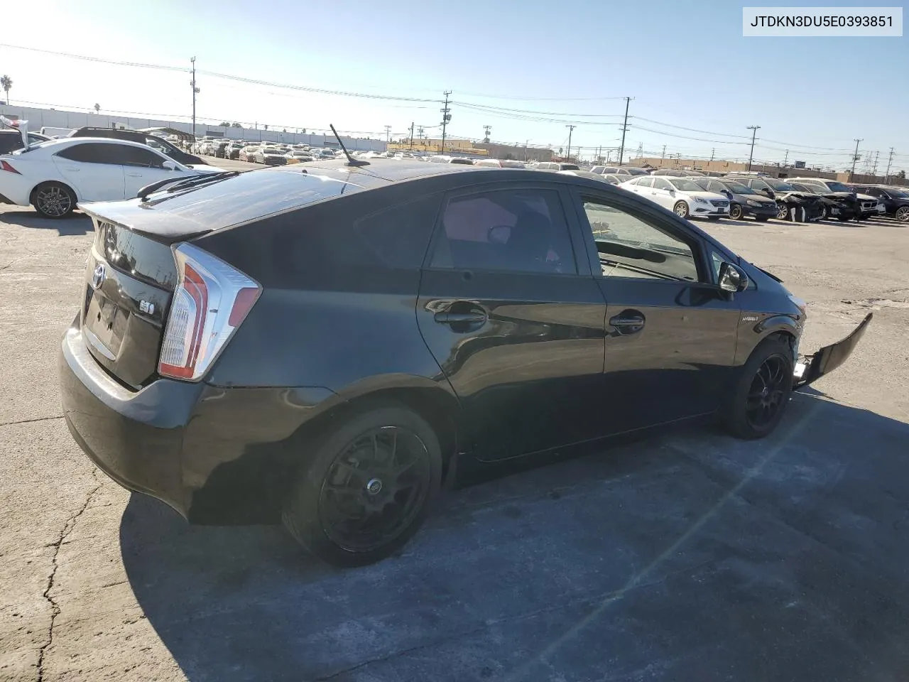 2014 Toyota Prius VIN: JTDKN3DU5E0393851 Lot: 80281674