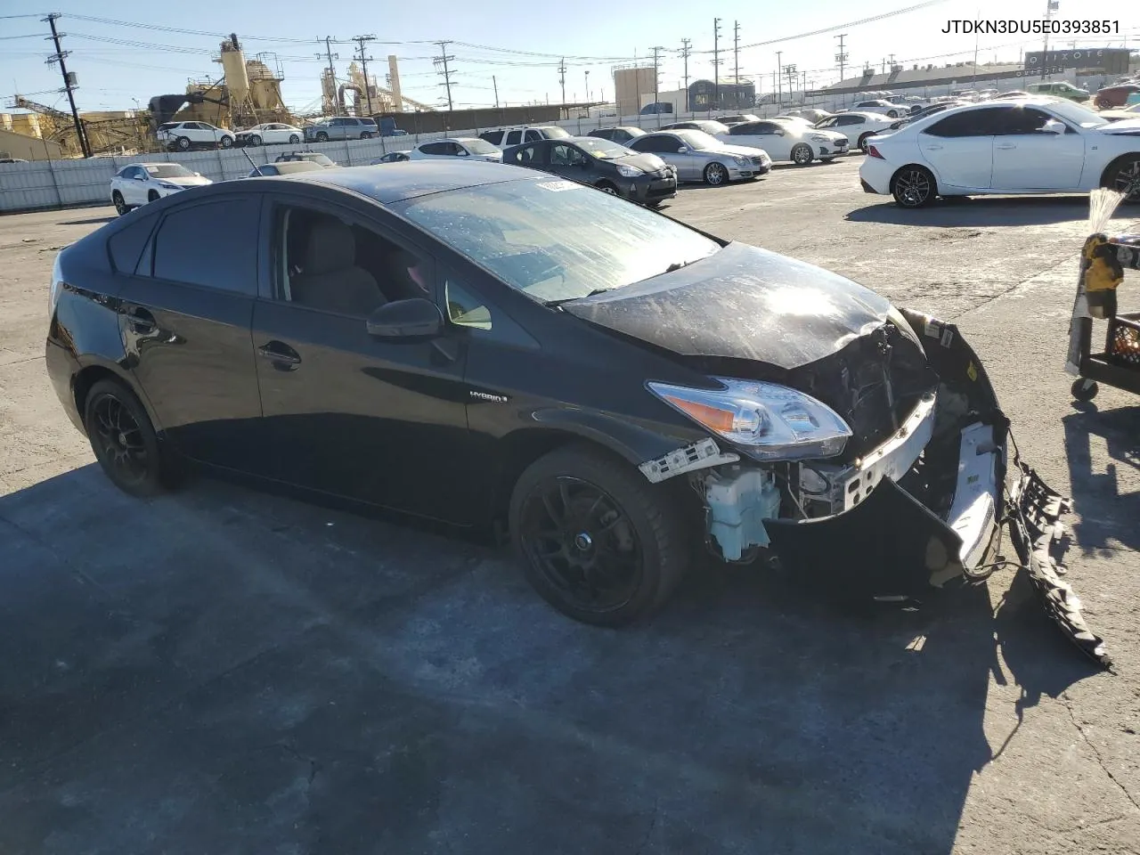 2014 Toyota Prius VIN: JTDKN3DU5E0393851 Lot: 80281674