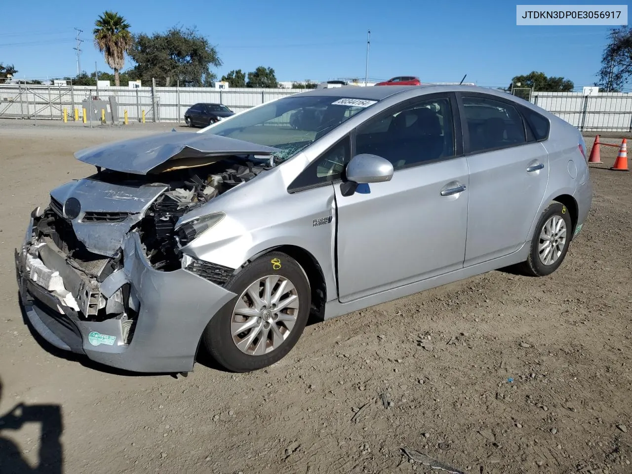 2014 Toyota Prius Plug-In VIN: JTDKN3DP0E3056917 Lot: 80344164