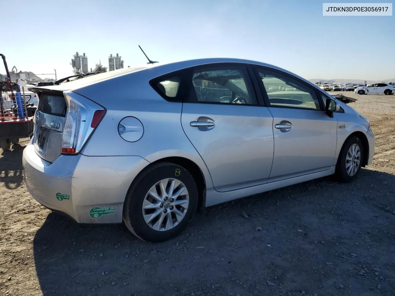 2014 Toyota Prius Plug-In VIN: JTDKN3DP0E3056917 Lot: 80344164