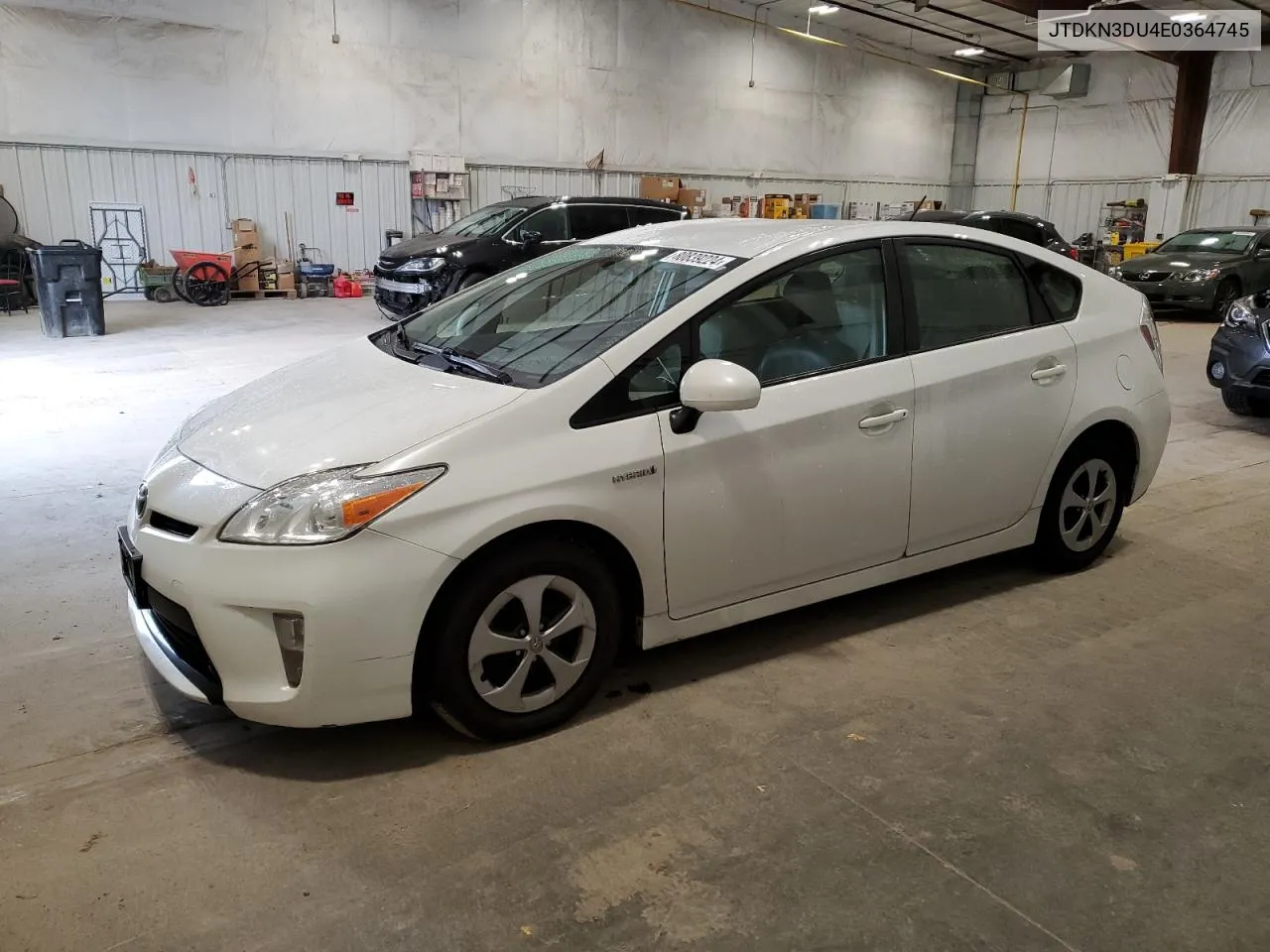 2014 Toyota Prius VIN: JTDKN3DU4E0364745 Lot: 80839224