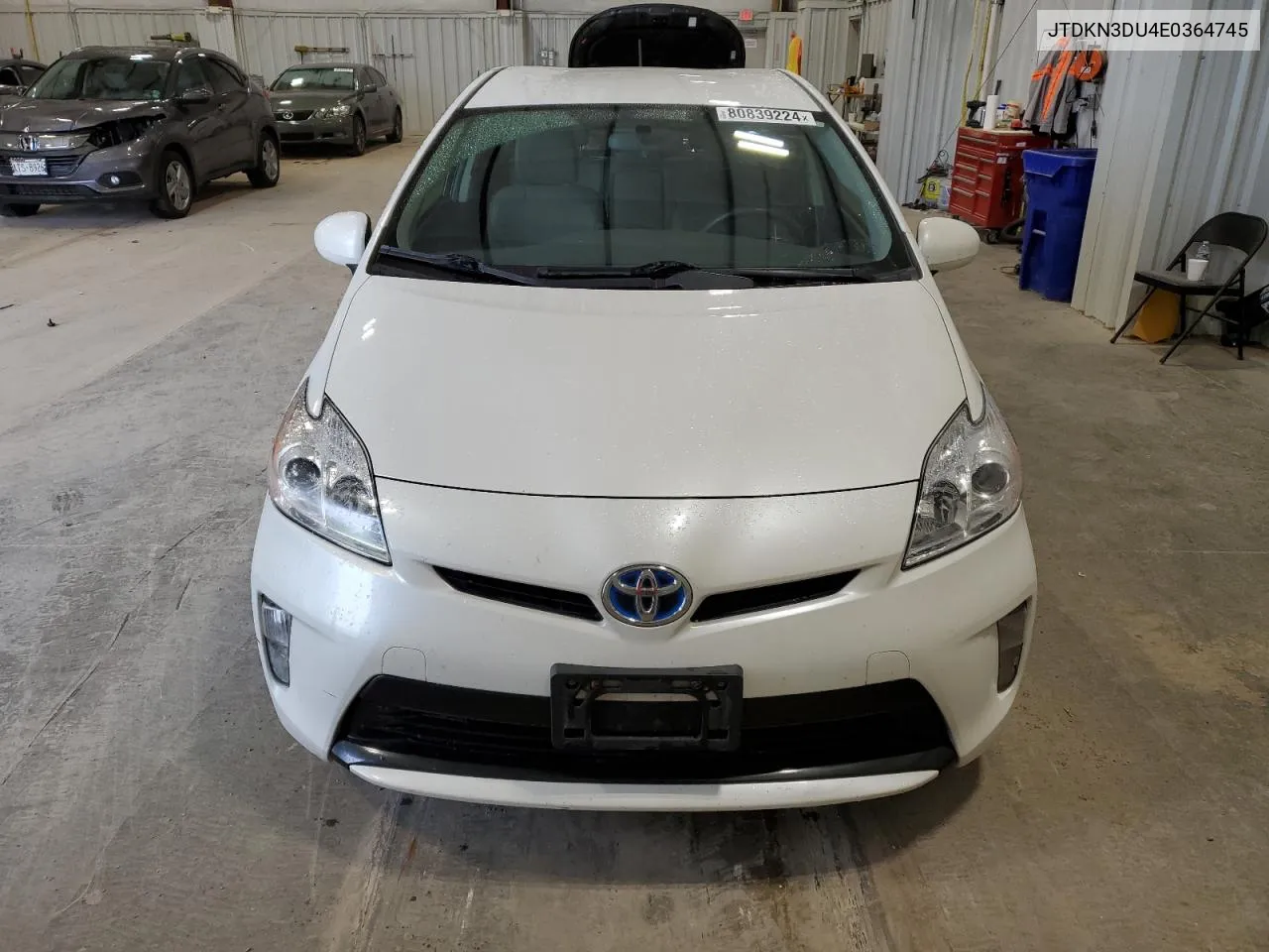 2014 Toyota Prius VIN: JTDKN3DU4E0364745 Lot: 80839224