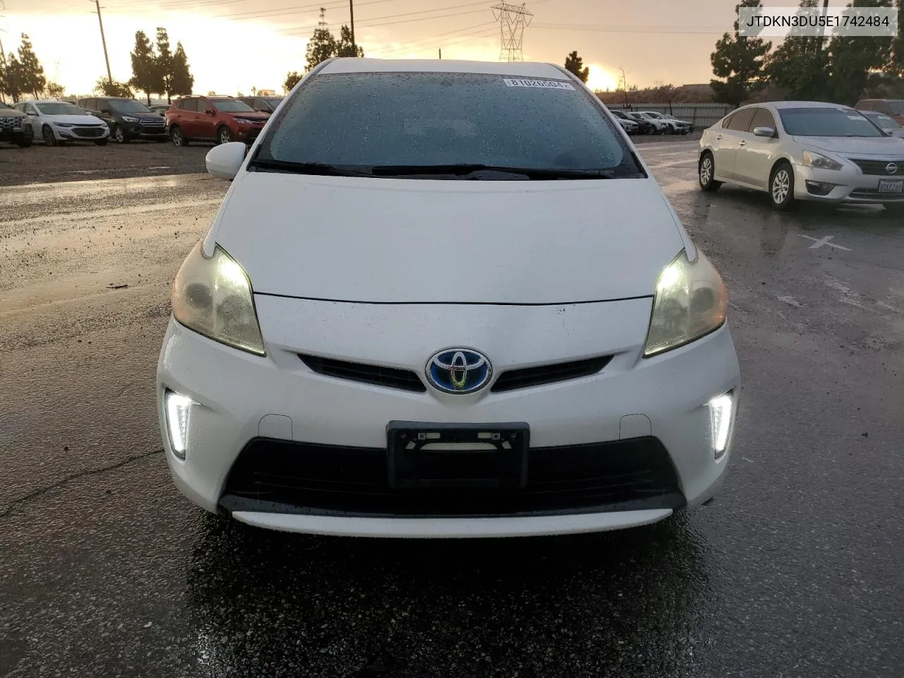 2014 Toyota Prius VIN: JTDKN3DU5E1742484 Lot: 81026504