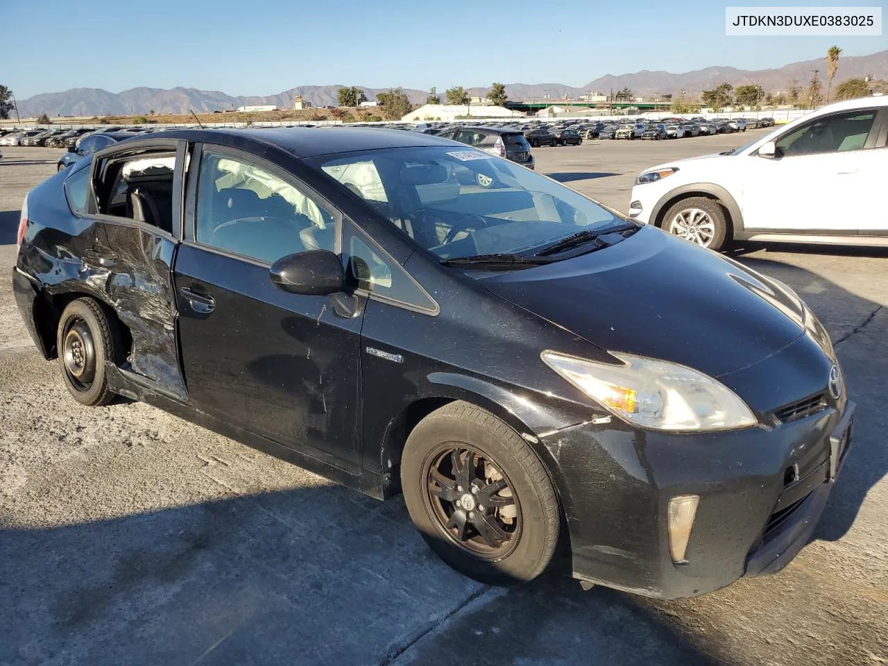 2014 Toyota Prius VIN: JTDKN3DUXE0383025 Lot: 81142164