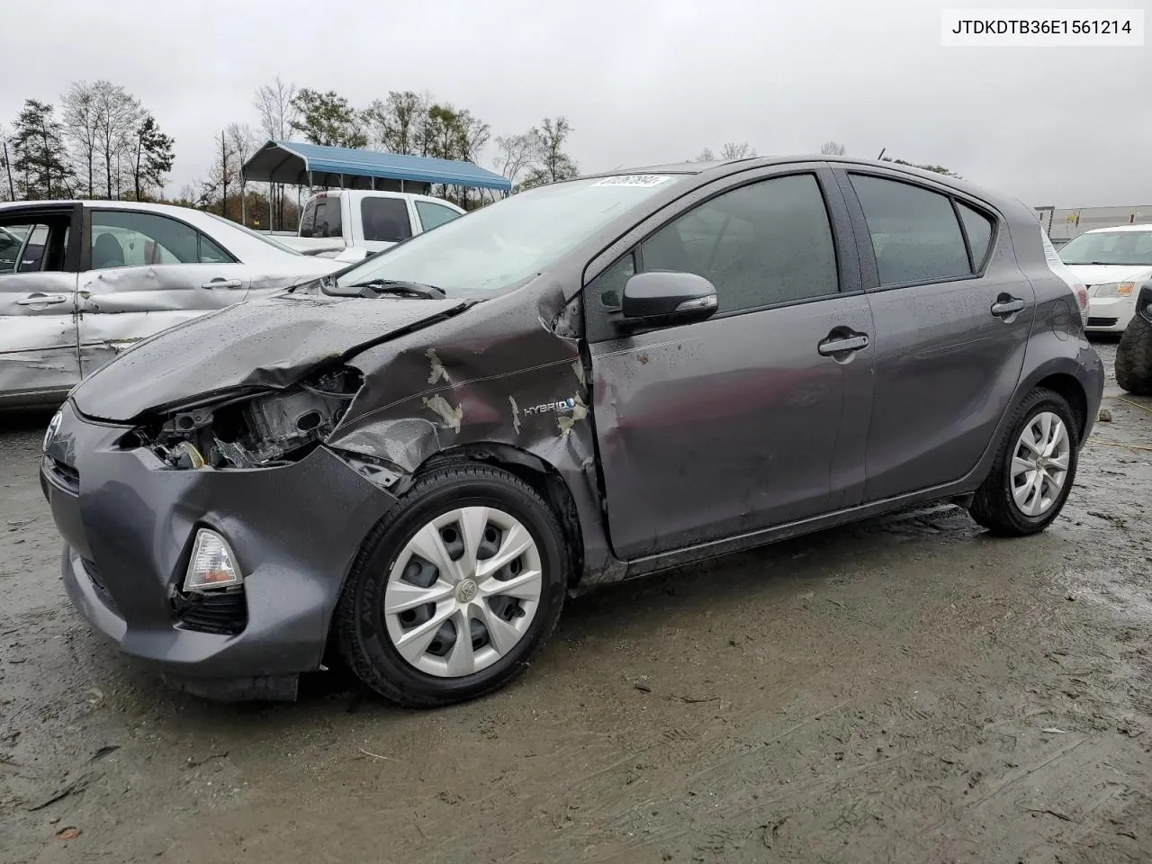 2014 Toyota Prius C VIN: JTDKDTB36E1561214 Lot: 81267894