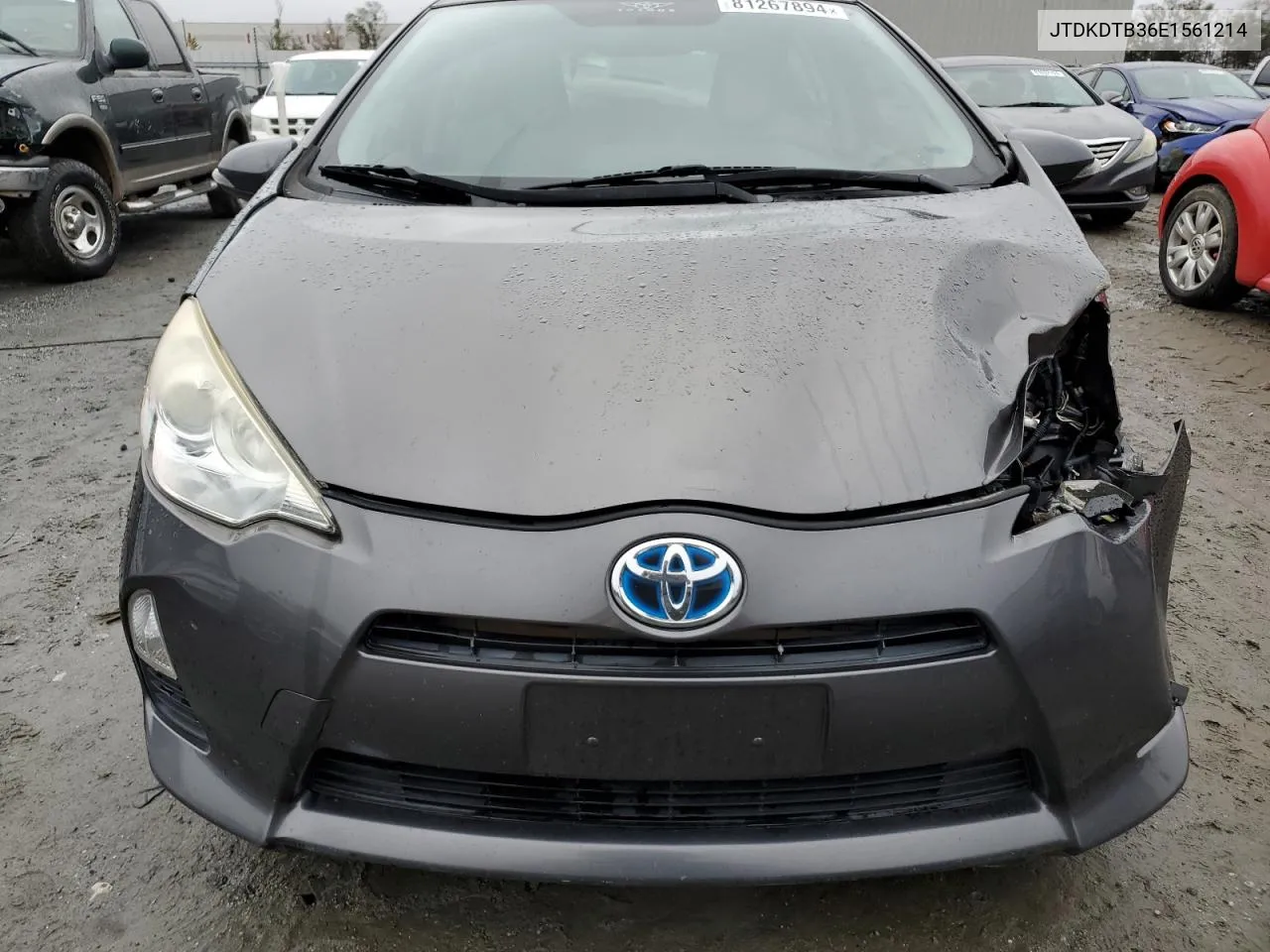 2014 Toyota Prius C VIN: JTDKDTB36E1561214 Lot: 81267894