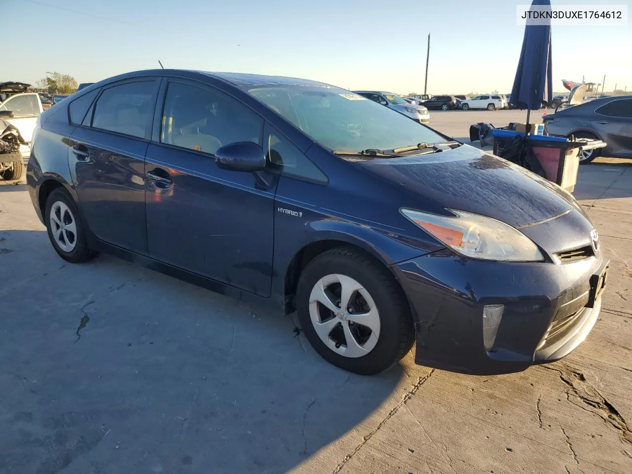 2014 Toyota Prius VIN: JTDKN3DUXE1764612 Lot: 81995114