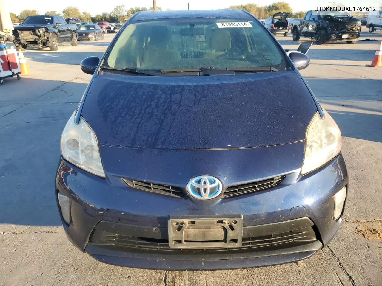 2014 Toyota Prius VIN: JTDKN3DUXE1764612 Lot: 81995114