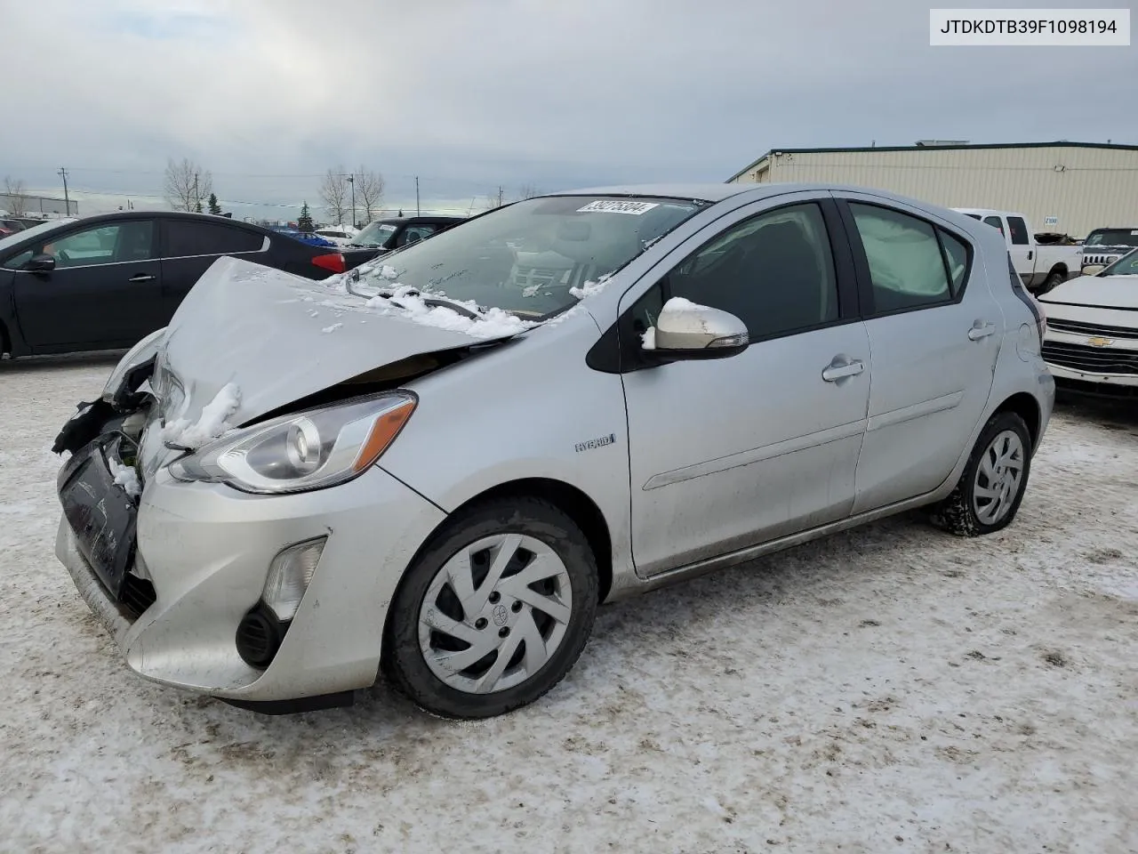 2015 Toyota Prius C VIN: JTDKDTB39F1098194 Lot: 39275304