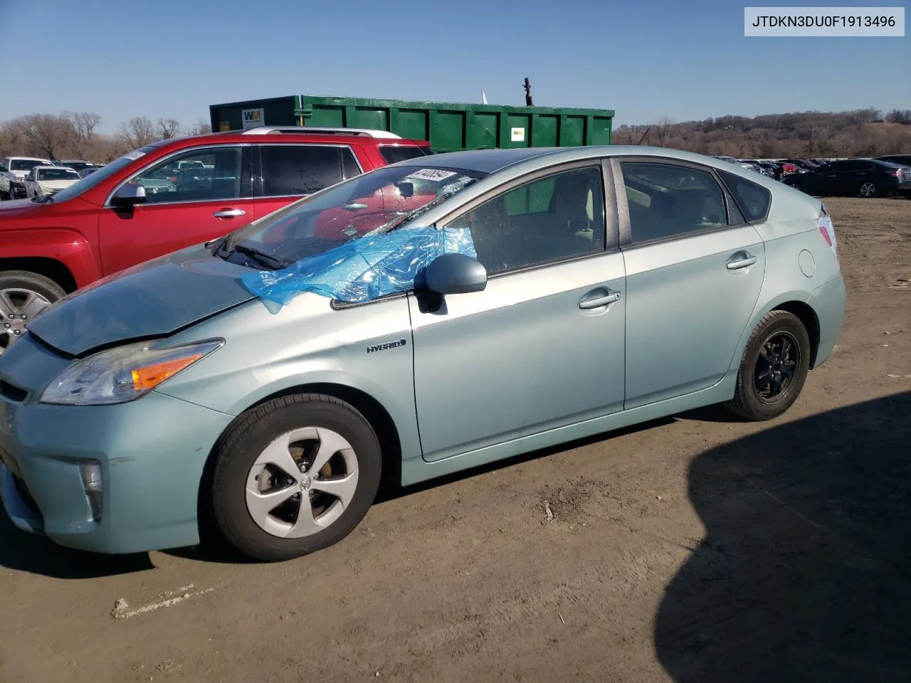 JTDKN3DU0F1913496 2015 Toyota Prius