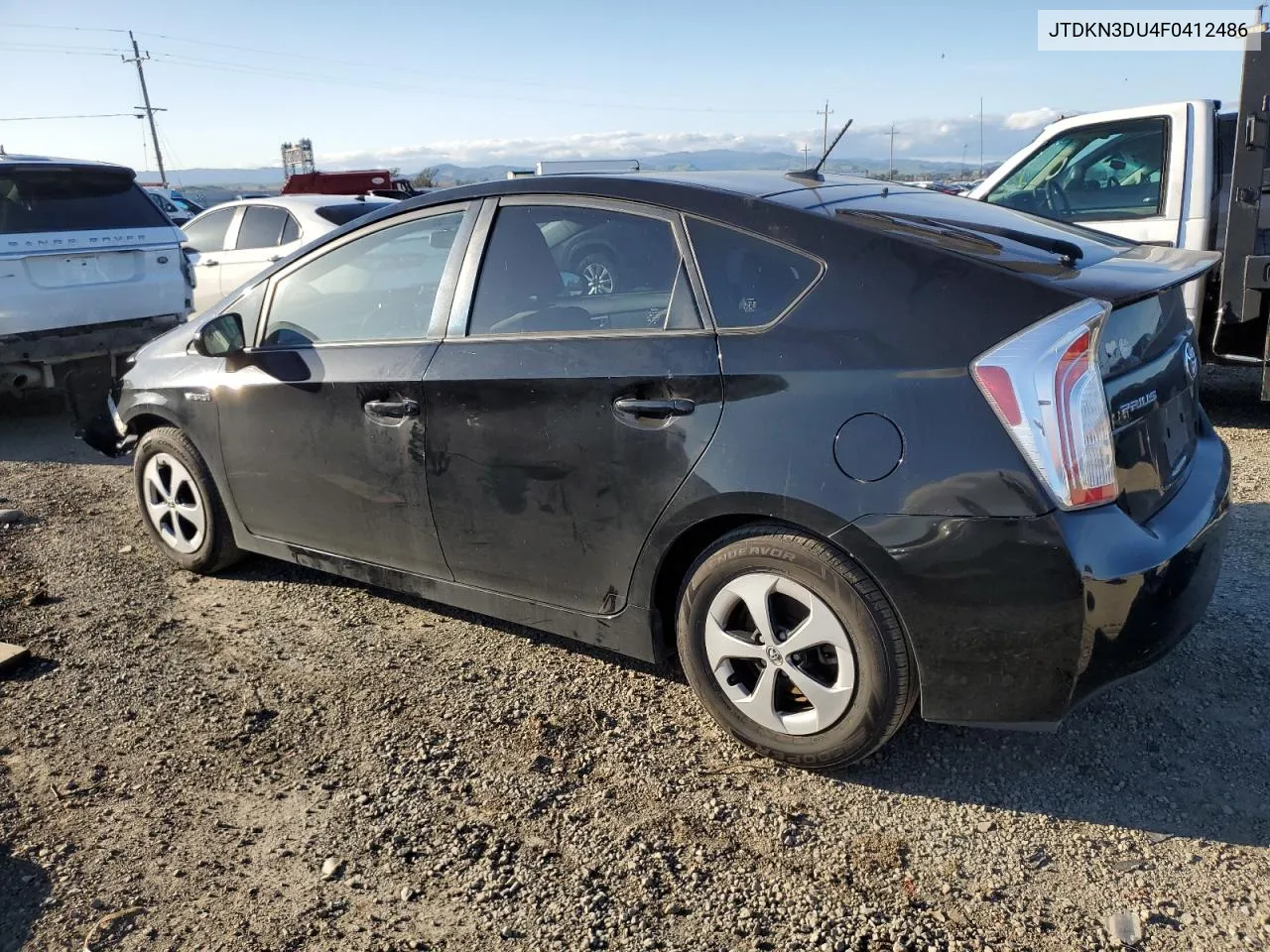 JTDKN3DU4F0412486 2015 Toyota Prius