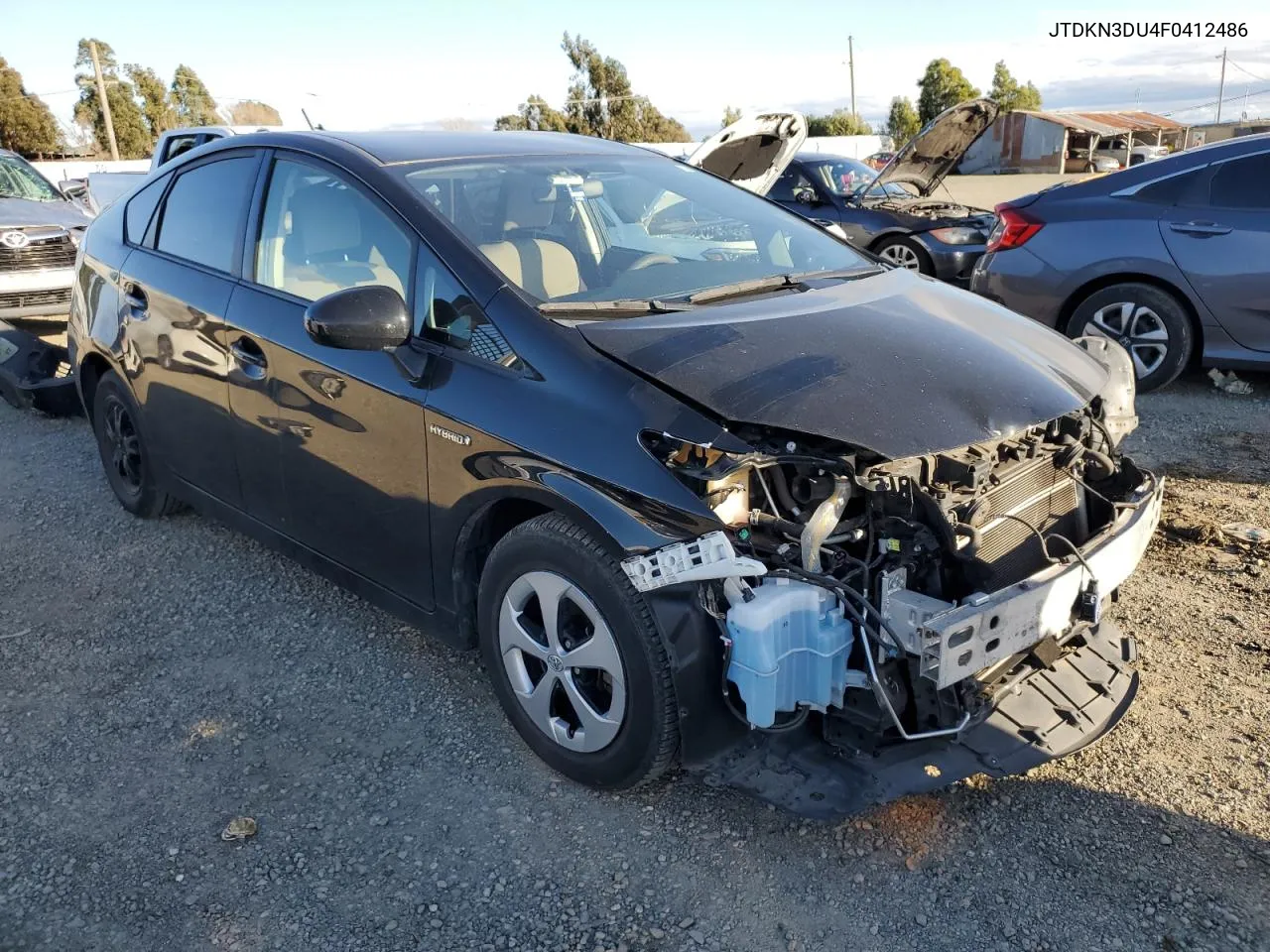 JTDKN3DU4F0412486 2015 Toyota Prius