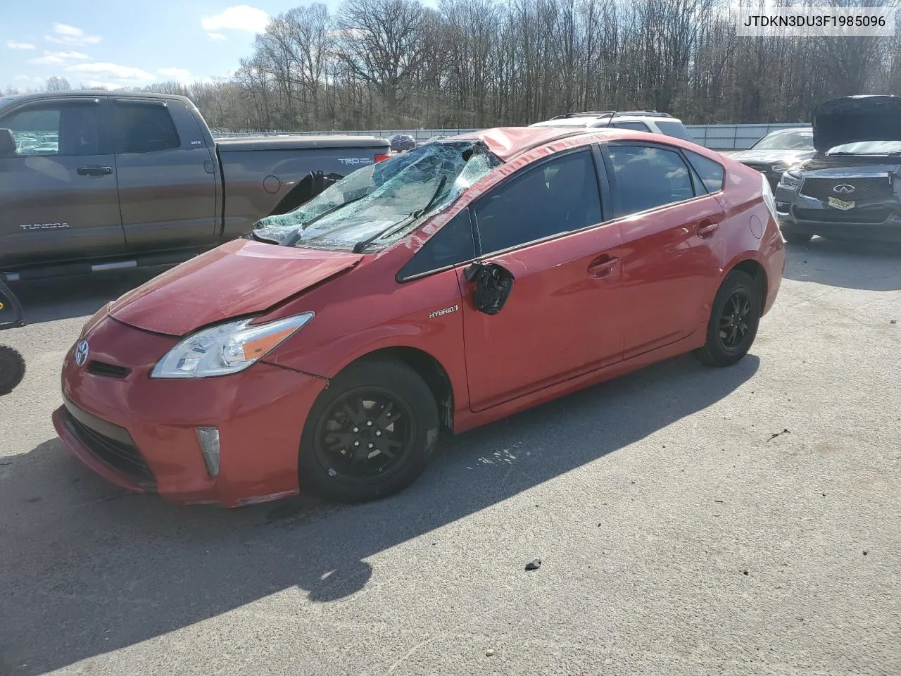 2015 Toyota Prius VIN: JTDKN3DU3F1985096 Lot: 47428524