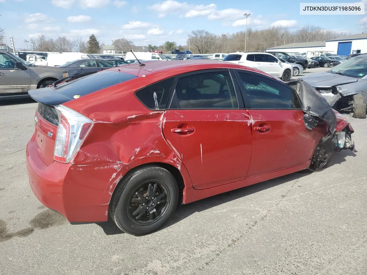 2015 Toyota Prius VIN: JTDKN3DU3F1985096 Lot: 47428524