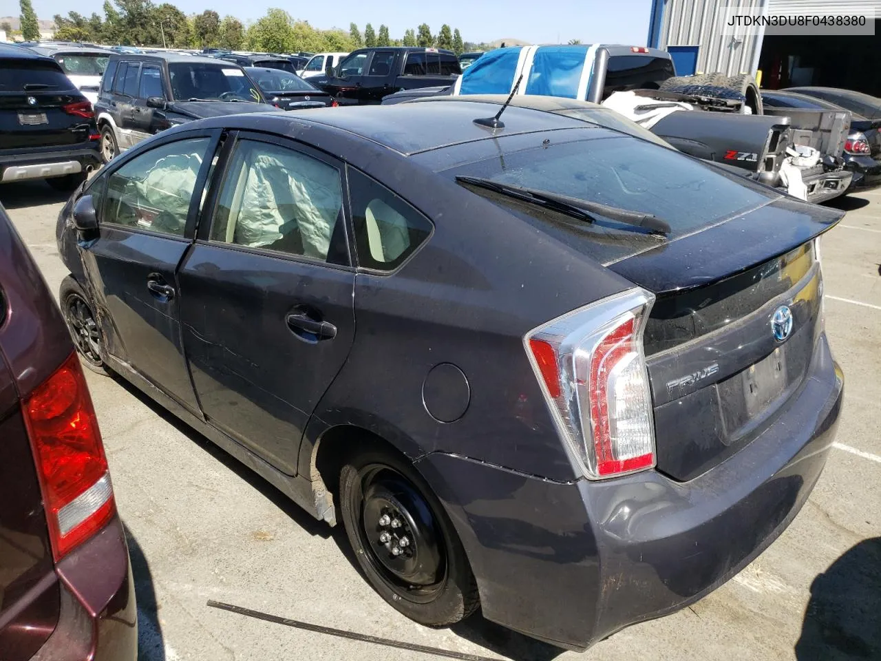 2015 Toyota Prius VIN: JTDKN3DU8F0438380 Lot: 55186414