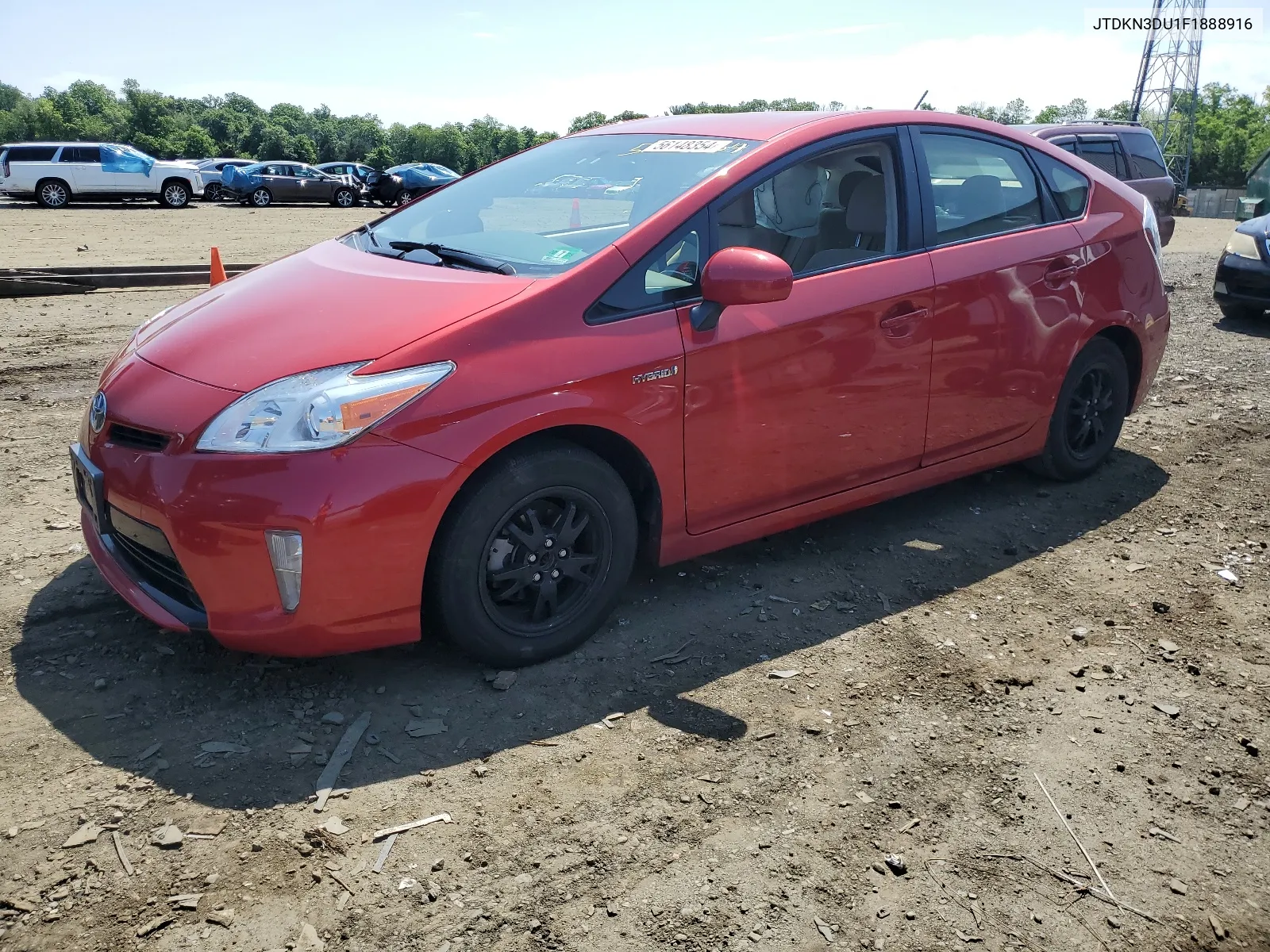 2015 Toyota Prius VIN: JTDKN3DU1F1888916 Lot: 56148354