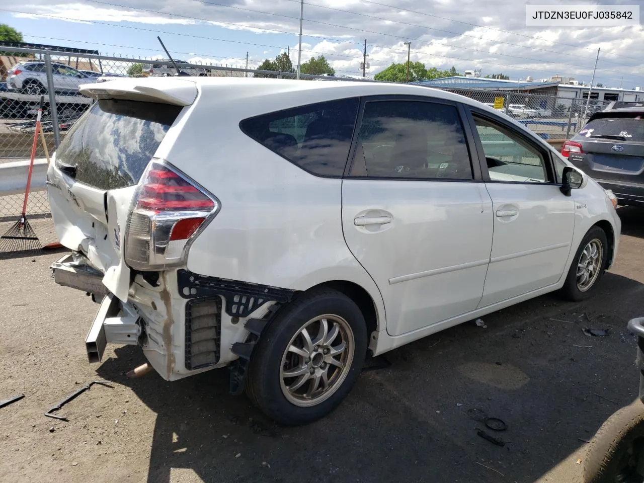 2015 Toyota Prius V VIN: JTDZN3EU0FJ035842 Lot: 58155164