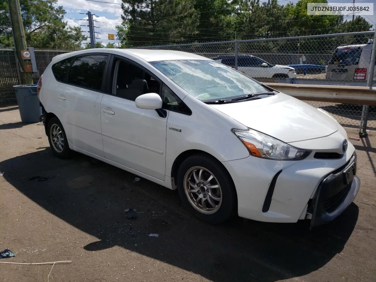 2015 Toyota Prius V VIN: JTDZN3EU0FJ035842 Lot: 58155164