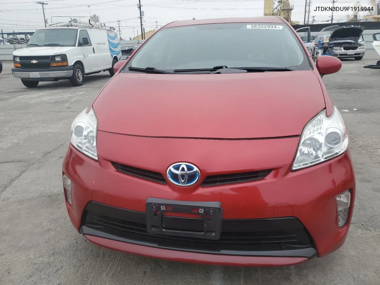 2015 Toyota Prius VIN: JTDKN3DU9F1919944 Lot: 58352934