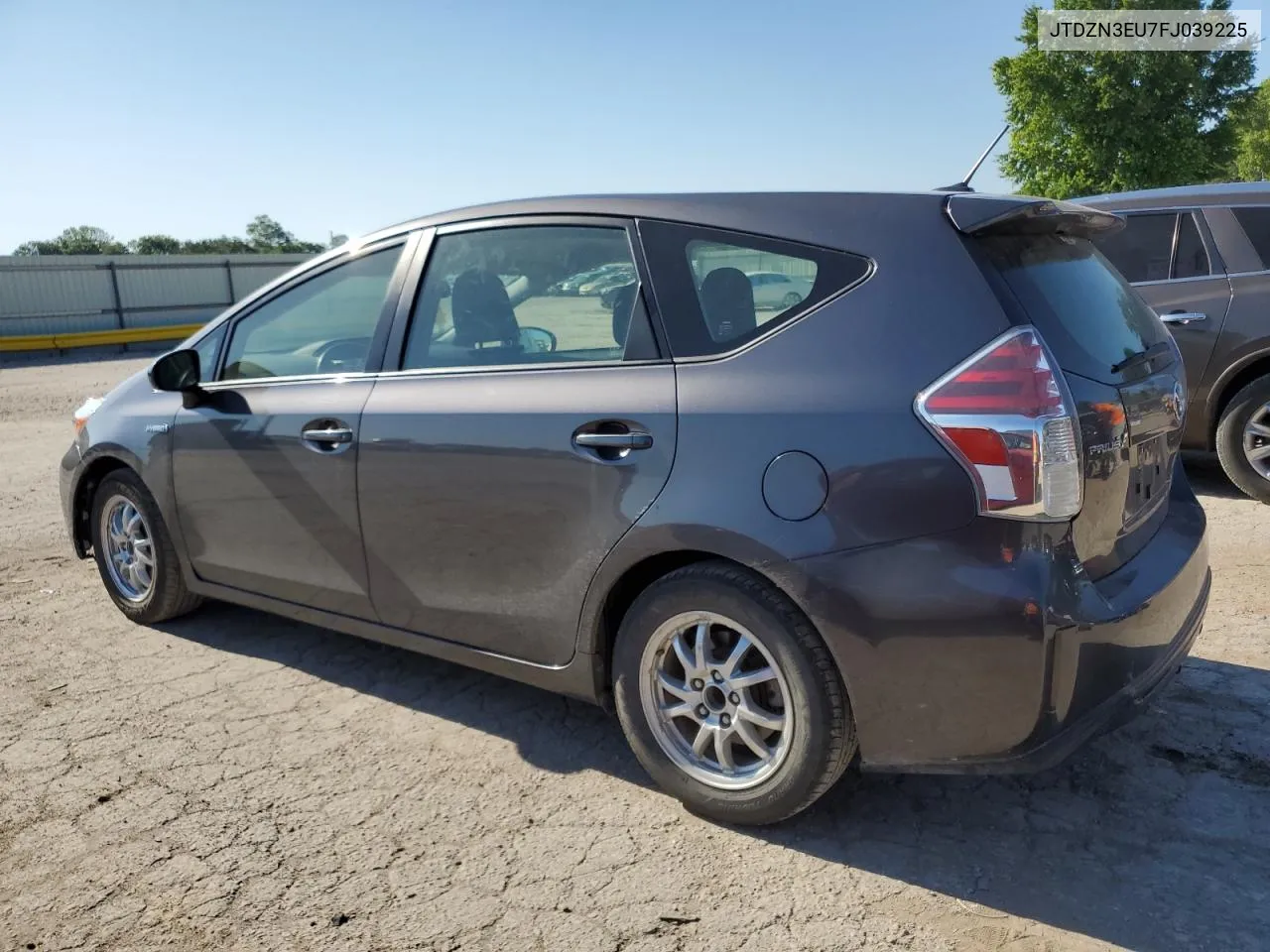 2015 Toyota Prius V VIN: JTDZN3EU7FJ039225 Lot: 58464774