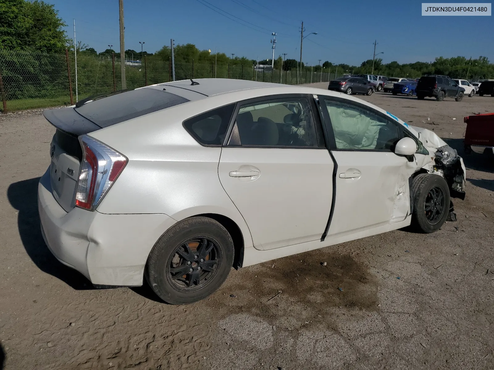 2015 Toyota Prius VIN: JTDKN3DU4F0421480 Lot: 58820114