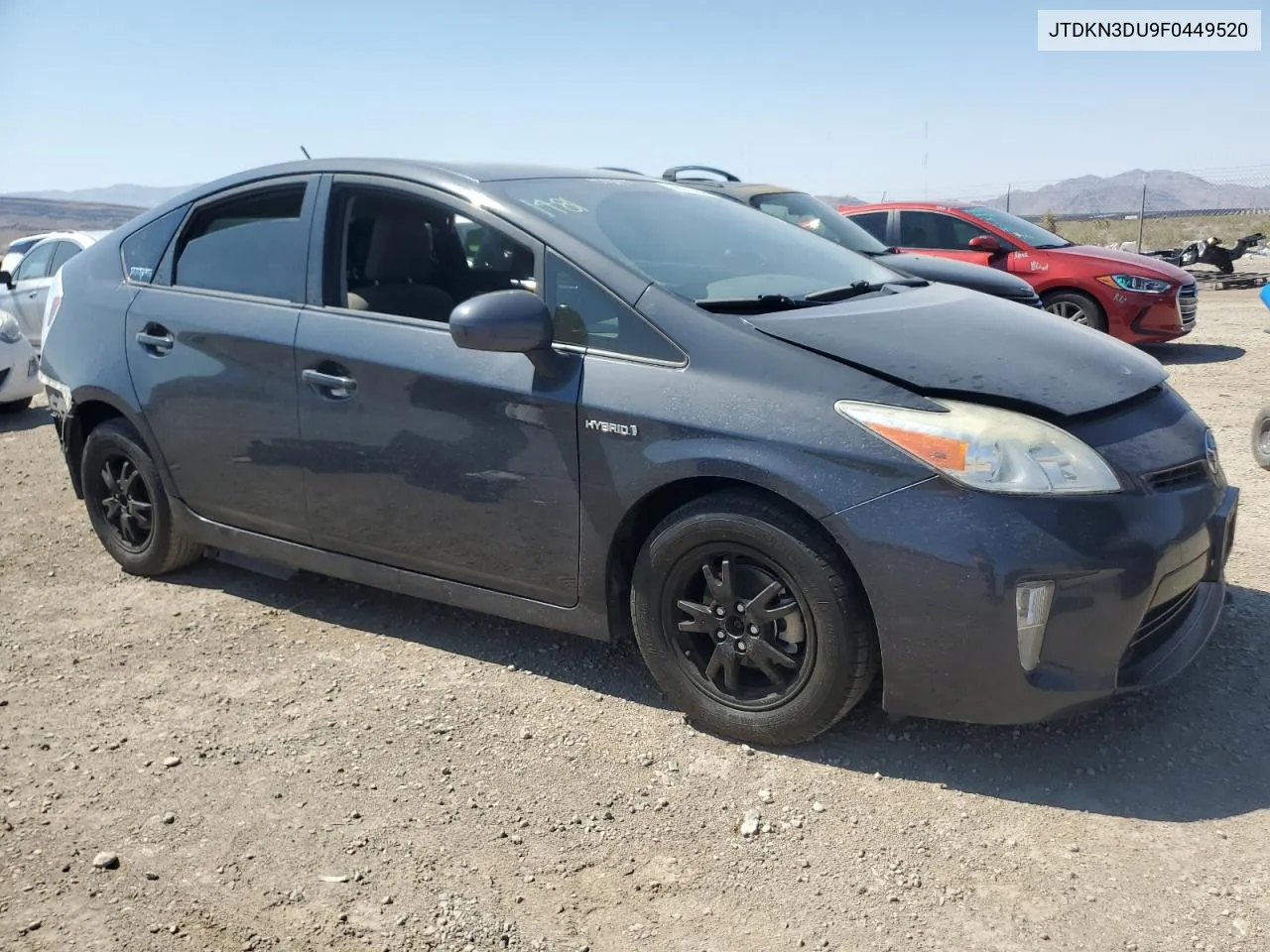 2015 Toyota Prius VIN: JTDKN3DU9F0449520 Lot: 59327484