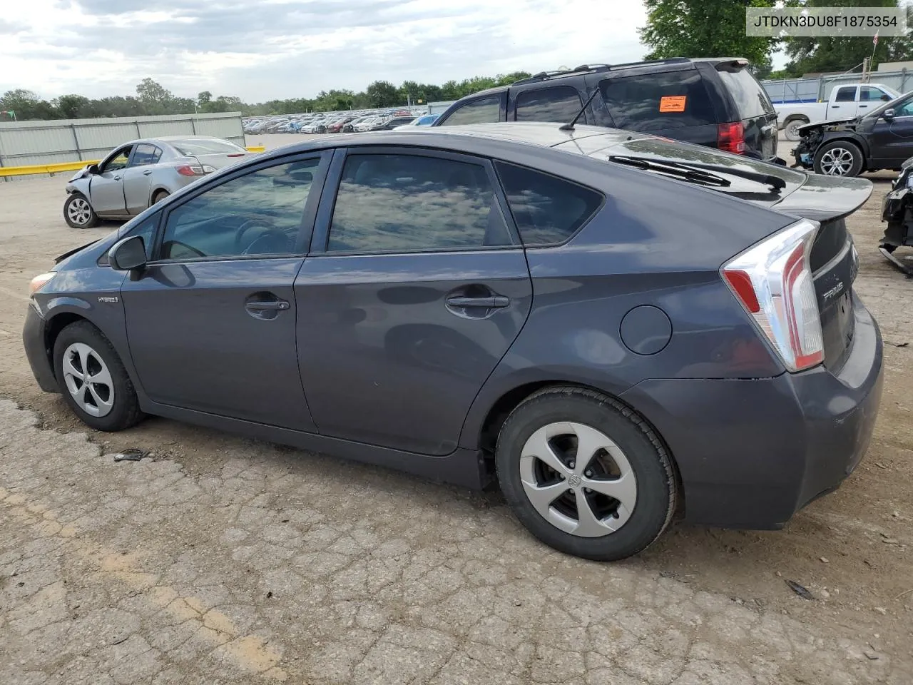 2015 Toyota Prius VIN: JTDKN3DU8F1875354 Lot: 60478834