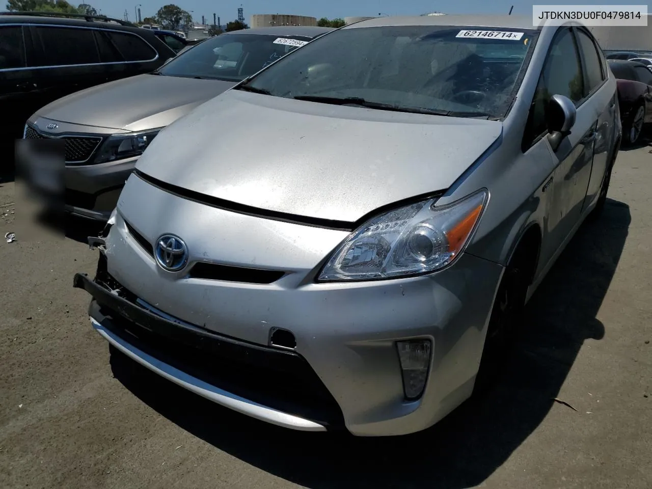 JTDKN3DU0F0479814 2015 Toyota Prius