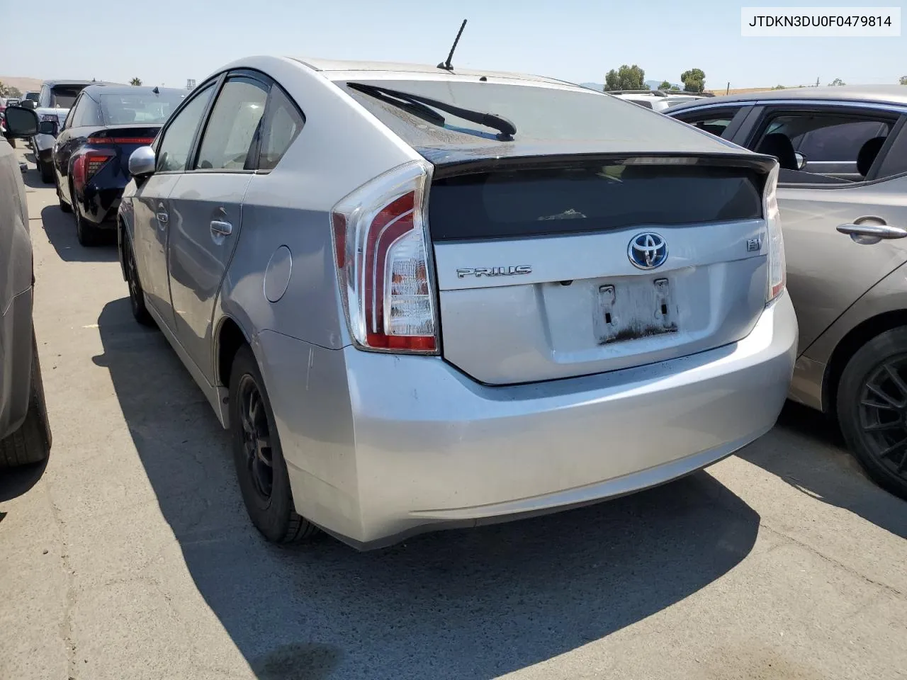 2015 Toyota Prius VIN: JTDKN3DU0F0479814 Lot: 62146714