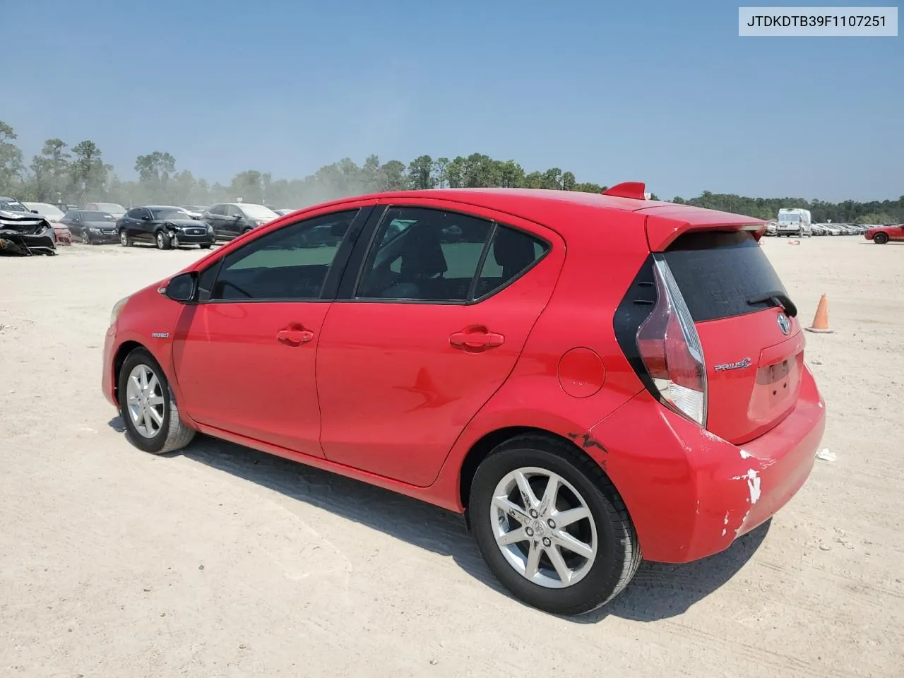 2015 Toyota Prius C VIN: JTDKDTB39F1107251 Lot: 64088694