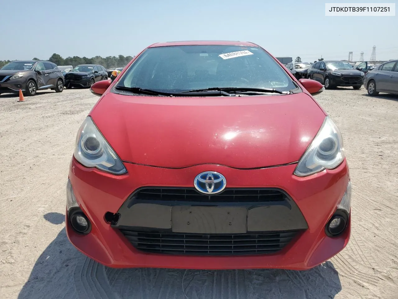 2015 Toyota Prius C VIN: JTDKDTB39F1107251 Lot: 64088694