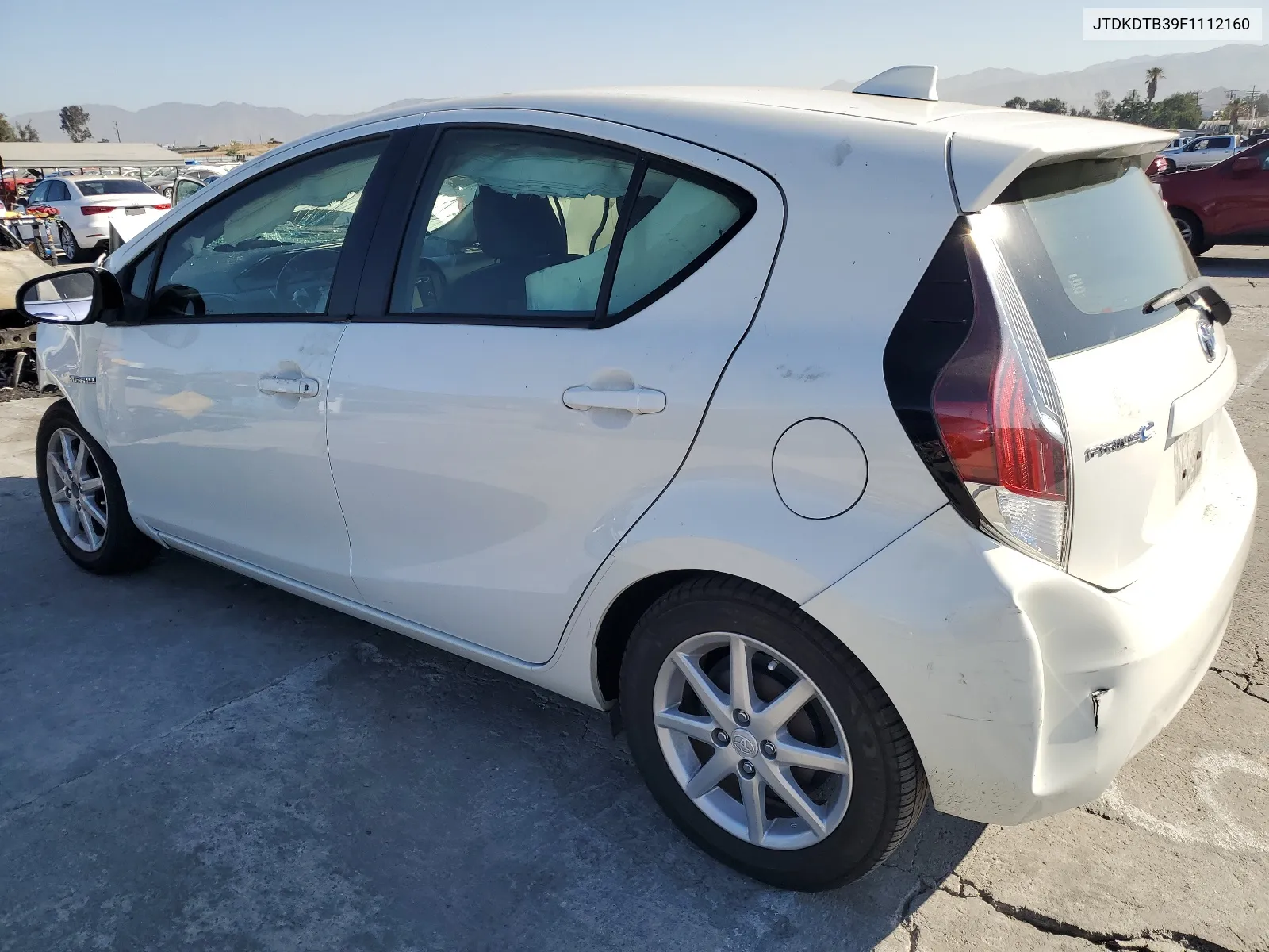 2015 Toyota Prius C VIN: JTDKDTB39F1112160 Lot: 65242924